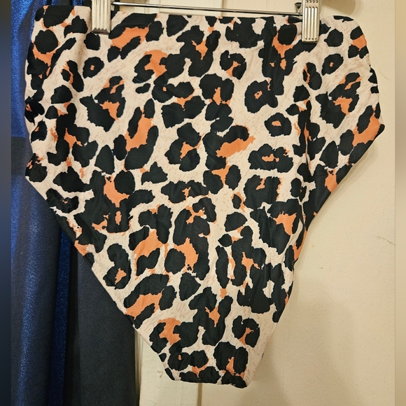 Blooming Jelly Womens High Waisted Bikini Set Tie Knot High Rise Two Piece NWT - Picture 5 of 6